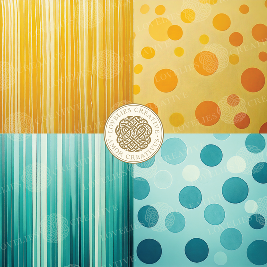 Stripes & Polka Dots Digital Surface Pack