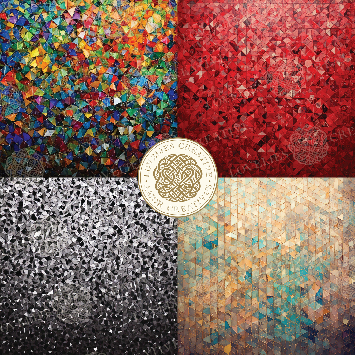 Geometric Paint Digital Surface Pack