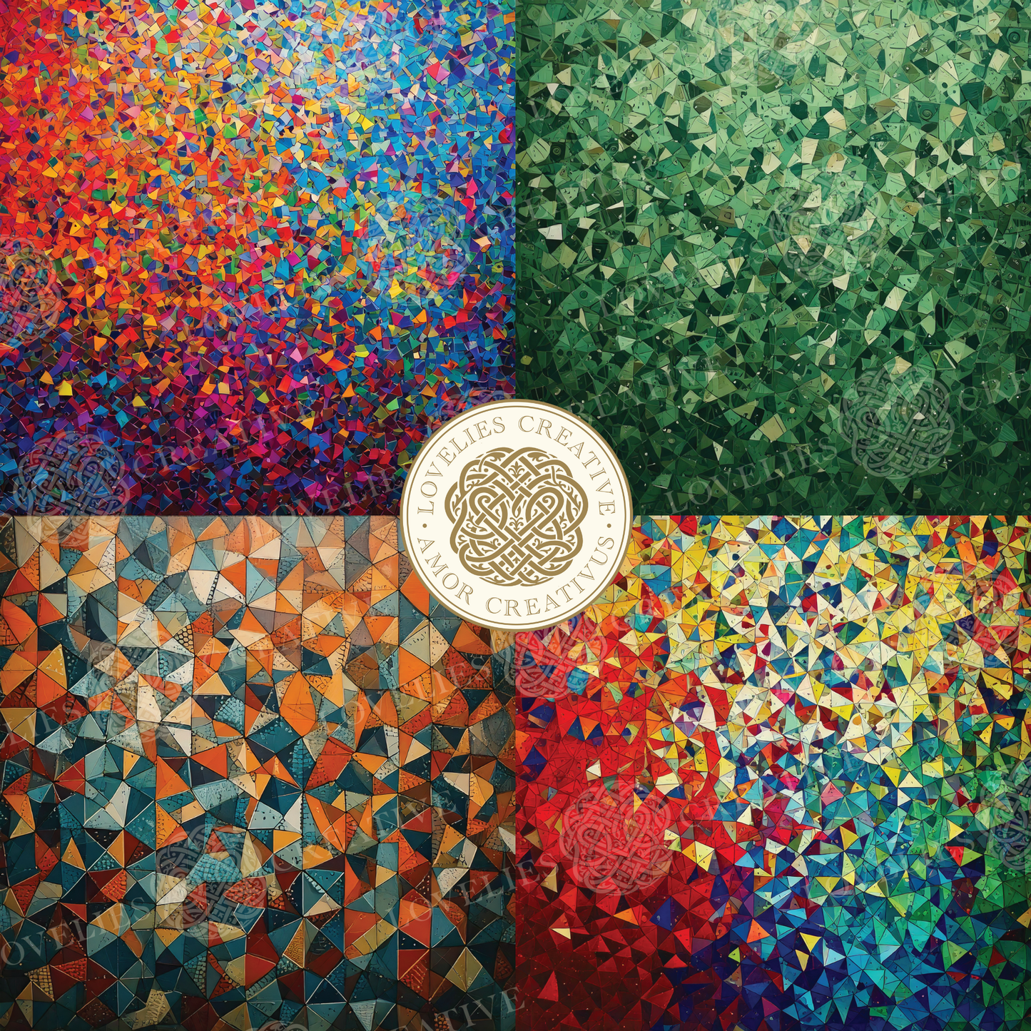 Geometric Paint Digital Surface Pack