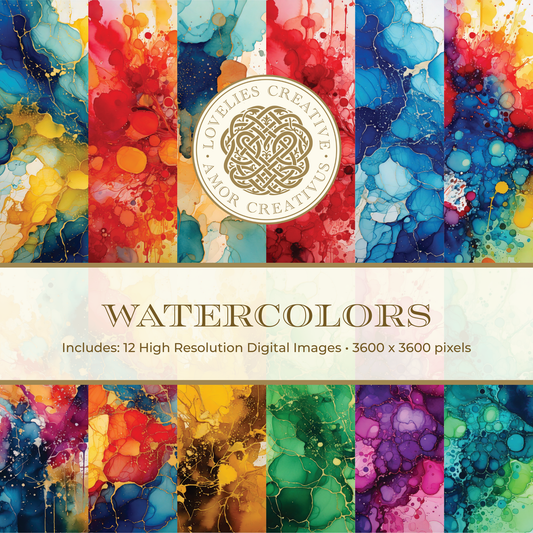 Watercolors Digital Surface Pack