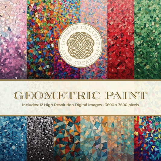 Geometric Paint Digital Surface Pack
